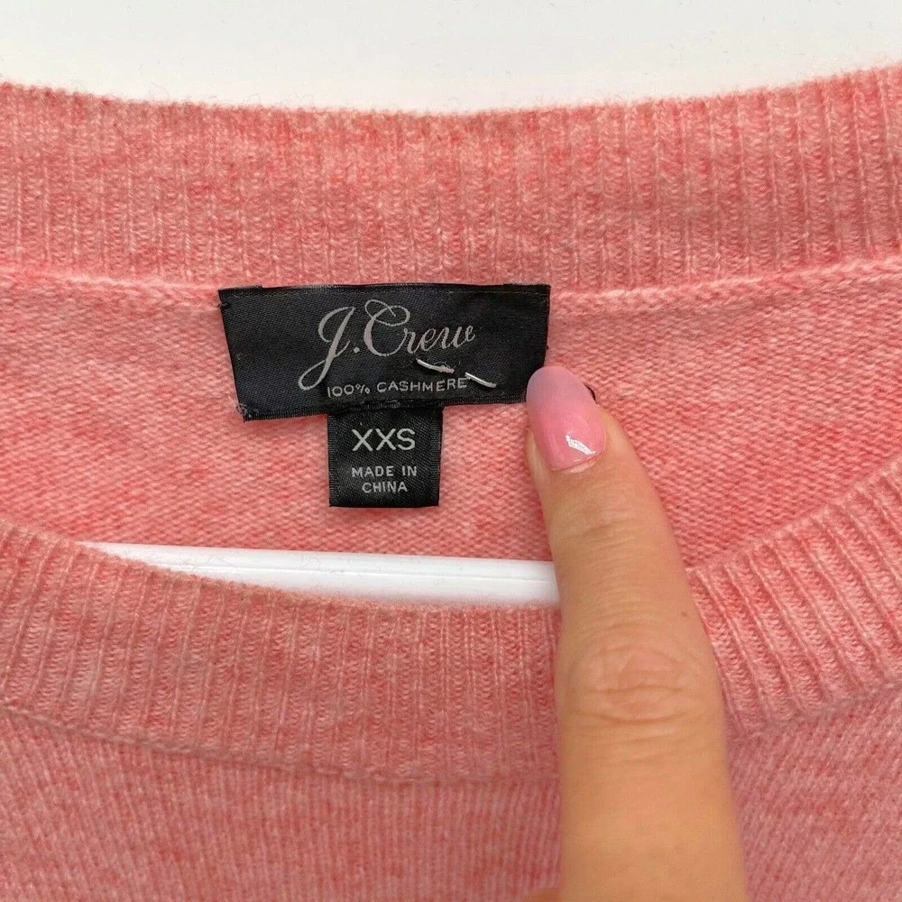 J. Crew Pink Crew Neck Sweater
